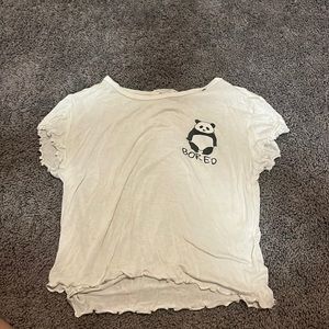 Crop top with panda